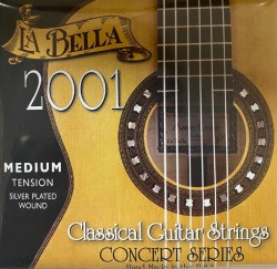 La Bella - La Bella 2001 MD Medium Takım Tel Klasik Gitar Teli
