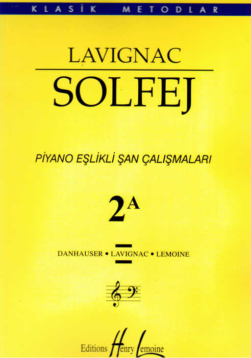 Lavignac 2A Solfej-Piyano Eşlikli Şan Çalışmaları