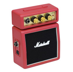 Marshall - Marshall MS-2R Kırmızı Mini Elektro Gitar Amfisi