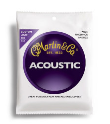 Martin&Co. - Martin M535 92/8 Phosphor Bronze Akustik Gitar Teli (011-52)