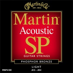 Martin&Co. - Martin MSP4100 Phosphor Bronze Akustik Gitar Teli (012-054)