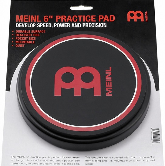 Meinl Practice Pads 6 inch Davul Çalışma Pedi