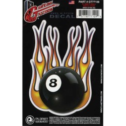 Planet Waves - Planet Waves GT77109 Flame 8 Ball Sticker