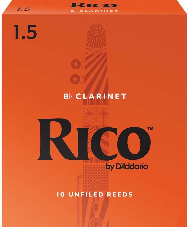 Rico RCA1015 Sib Klarnet Kamışı (10Lu) No:1,5