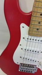 T&T Sisters RF-20JR Kırmızı Çocuk Elektro Gitar Set (Boya Defolu) - Thumbnail