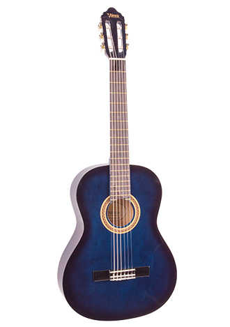 Valencia VC104 BUS Mavi Klasik Gitar